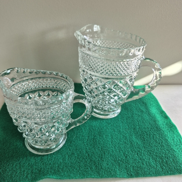 2 pitcher, creamer set. Wexford Anchor Hocking. - Picture 7 of 8